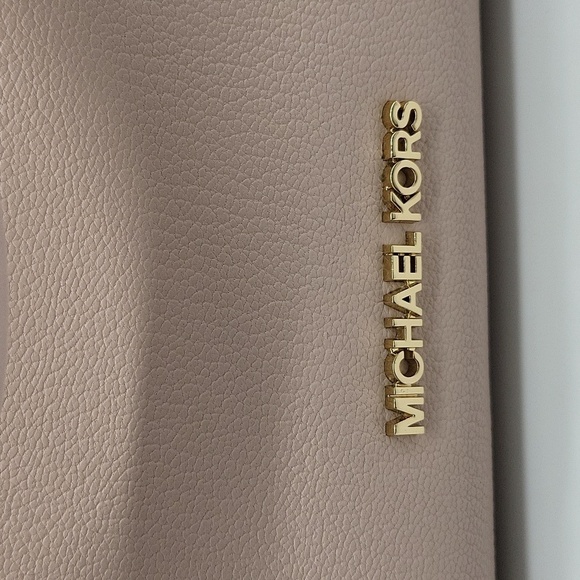 1436- Michael Kors Hamilton Leather Bag Pink Color NWT - Picture 7 of 12